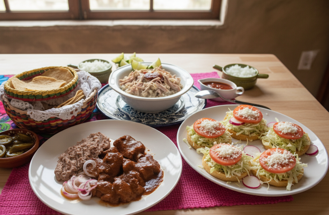 Sabores de la comida de Colima: tatemado, sopitos y pozole seco