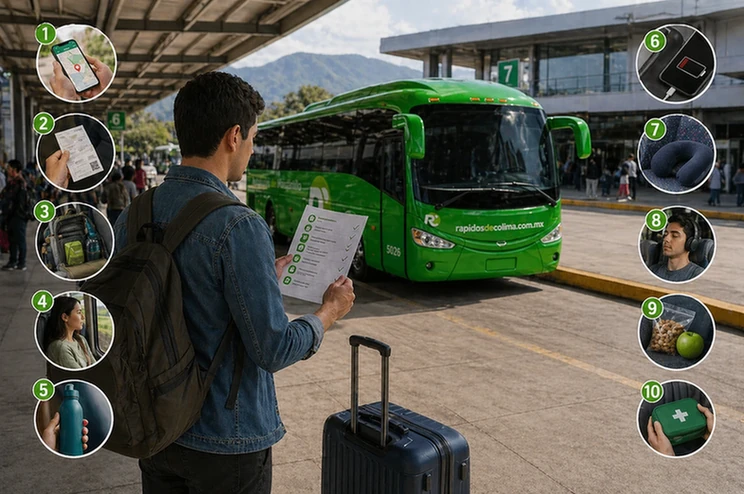 primera vez viajando en autobús