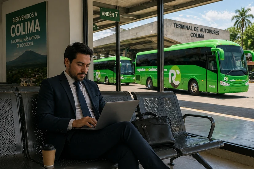 viaje largo en autobús