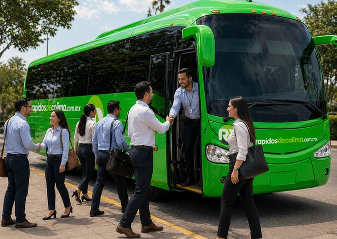 nómada digital en autobús